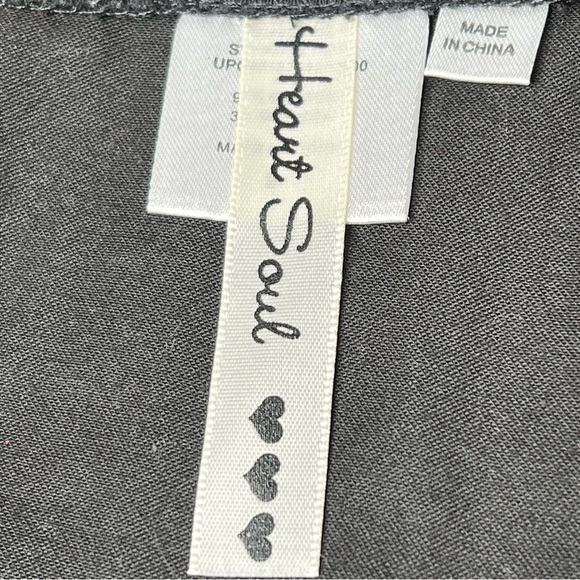 HEART SOUL Floral Embroidered Spiral Skirt Juniors Size 9 - Picture 10 of 12